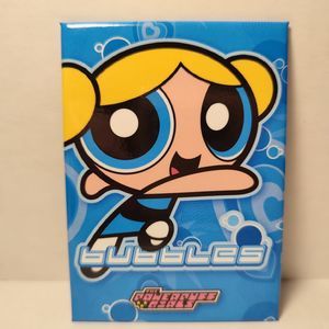 The Powerpuff Girls Bubbles Fridge Magnet Official Cartoon Collectible Decor